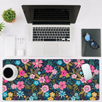 Mouse Pad Large Bright Colorful Flowers Non-Slip Game Desk Mat - Image 2
