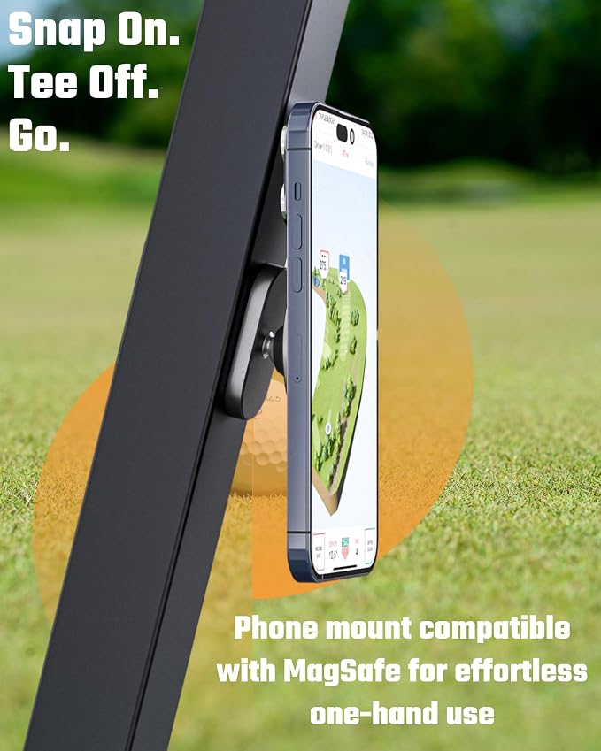 Alloy Magnetic Golf Cart Phone Holder - Image 3