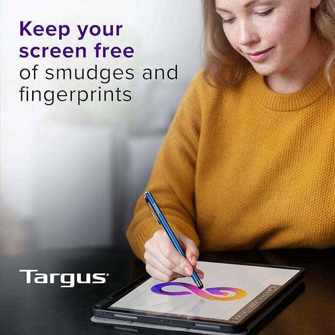 Targus Slim Stylus for Tablets and Smartphones, Metallic Blue - Image 4