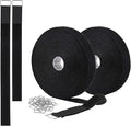 2 Rolls 32.2ft 1 Inch Wide Cable Ties, Jumpso Adjustable Fastening Zip Ties by Jumpso