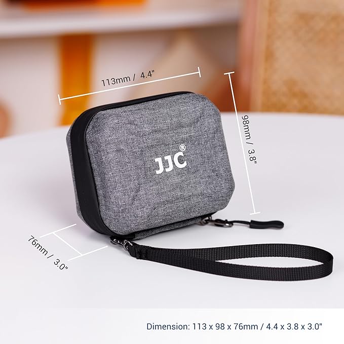 JJC Hard Shell Camera Lens Filter Case Up to 67mm, Water Resistant & Dustproof - Image 8