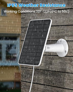 5W Solar Panel for Ring Camera, Solar Panel Charger Compatible - Image 4