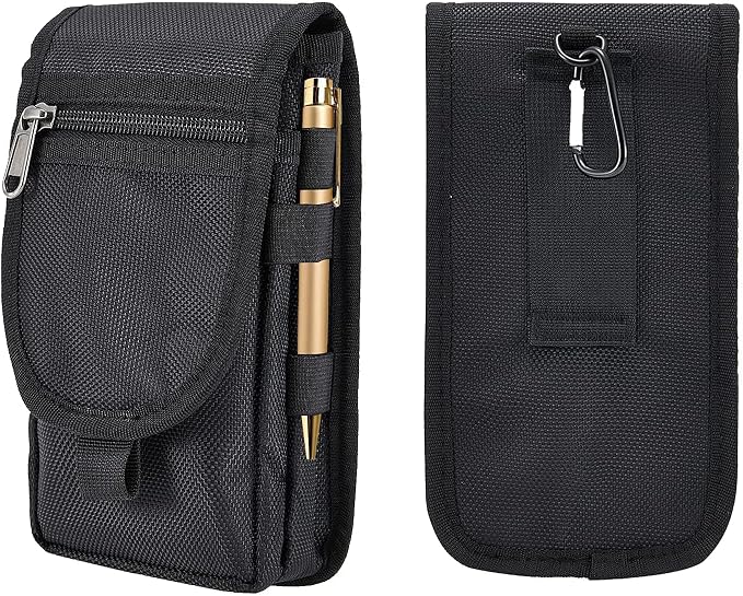 2 Packs Large Smartphone Pouch, Phone Pouch, Cell Phone Holster, Tactical - Image 7