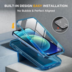 Miracase Glass Series for iPhone 12/12 Pro Case 6.1 inch, Upgraded Full-Body - Image 2