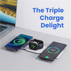 3-in-1 Foldable Magnetic Wireless Fast Charger – Travel Charging Pad Compatible - Image 7