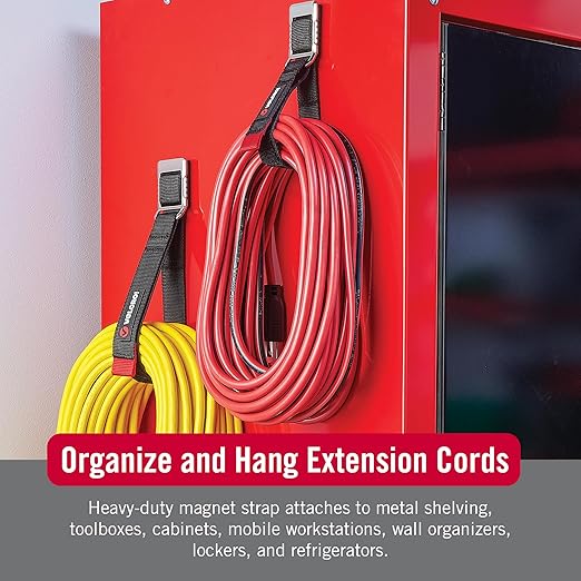 VELCRO Brand Heavy Duty Magnetic Storage Strap, Holds 15lbs, - Image 5