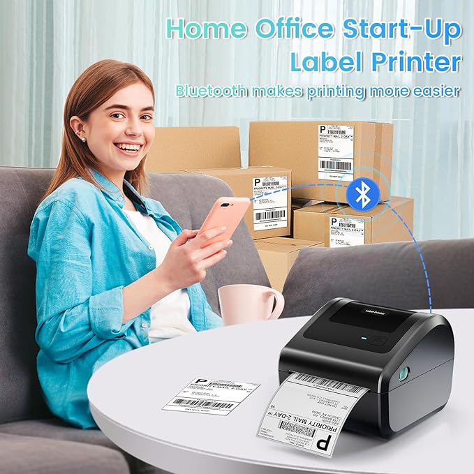 Bluetooth Shipping Label Printer 4x6 - Image 3
