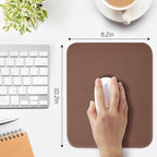 Brown Mouse Pad, 10.2 x 8.2Inch, Non-Slip Waterproof Rubber - Image 3