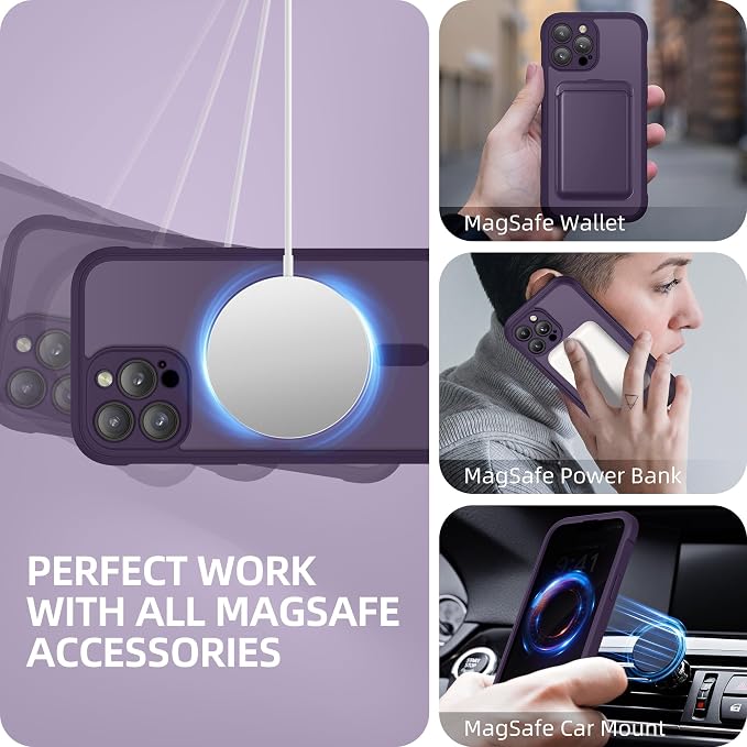BERFY Magnetic for iPhone 13 Pro Max Case, Compatible - Image 6