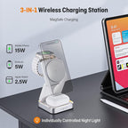 【2025 Upgraded】 Wireless Charger 3 in 1, Foldable Wireless Charging Station - Image 5