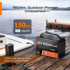 12V 150Ah LiFePO4 Lithium Battery BCI Group31 Bluetooth- Built-in 110A BMS - Image 6