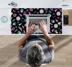 Retro 80s Desk Mat, Cute 90s XXL Large Gaming Mouse Pad, Computer Laptop - Image 5