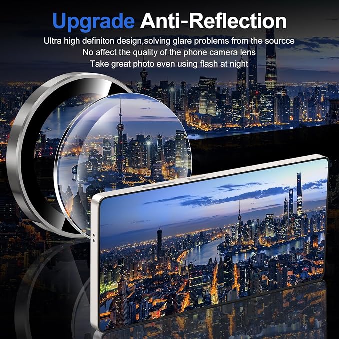 for Samsung Galaxy S25 Ultra Camera Lens Protector, Individual Metal Ring - Image 4