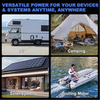 12V 100Ah Trolling Motor Bluetooth LiFePO4 Battery, 120A BMS Rechargeable BCI - Image 8