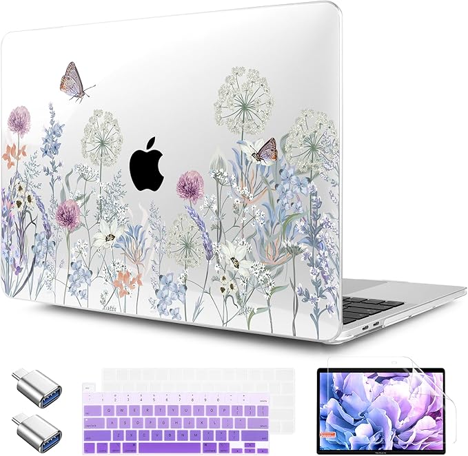TWOLSKOO Compatible with MacBook Pro 13 inch Case 2023-2016 A2338 M2/M1 A2251 by TWOLSKOO