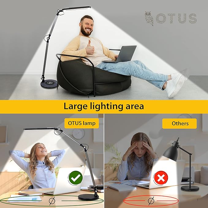 OTUS LED Desk Lamp for Home Office - Image 3