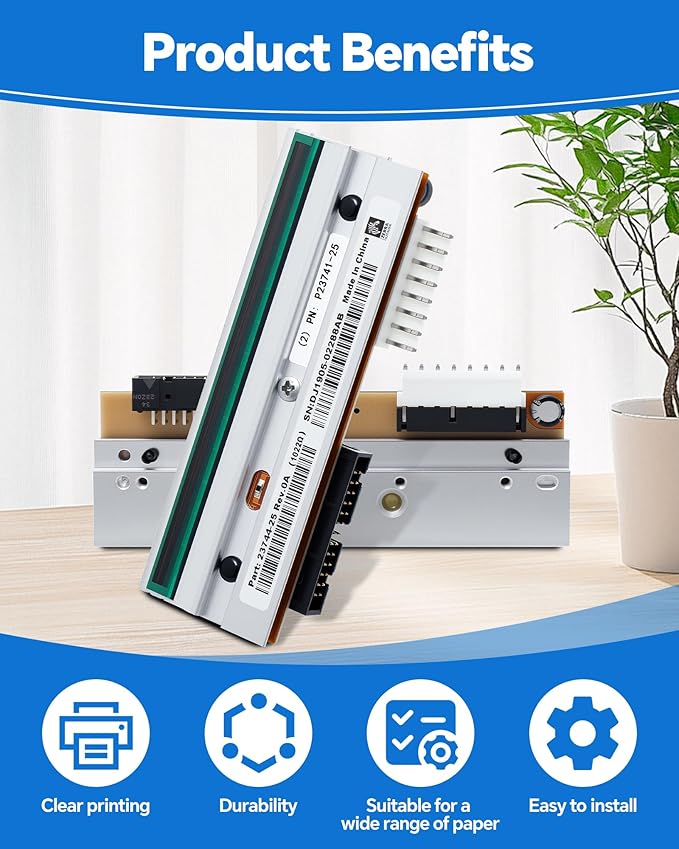 P1004230 Genuine Printhead for Zebra 110Xi4 110XiIV, New OEM Print Head - Image 2