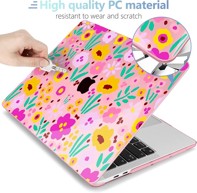 MEEgoodo Case for MacBook Pro 13 inch Case 2022 2021 2020 New A2338 M2/M1 A2251 - Image 3