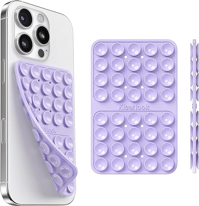 Klearlook Silicone Suction Cup Phone Case Mount Double Sided, Silicon Sticky by KlearlookMaximizedClarity
