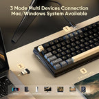 RedThunder K95 Wireless Mechanical Keyboard, TFT Screen & Knob, Tri-Mode - Image 4