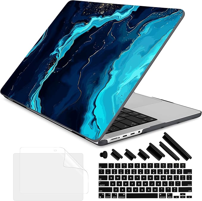 DONGKE for M4 MacBook Pro 16 Inch Case 2024 2023 2021 A3403 A3186 M3 A2991 M2 by DONGKE