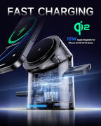 ZEEHOO 3 in 1 Charging Station for Apple Devices, Mag-Safe Charger Stand - Image 2