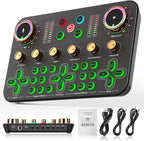 Facmogu K600 Gaming Audio Mixer, Streaming Audio Mixer - Image 9
