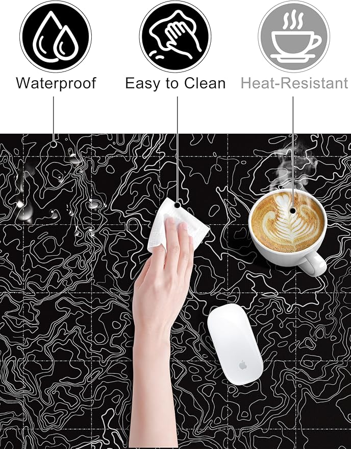 TopMade Mouse Pad with 15W Fast Wireless Charging, 31.5"x15.75" XXL Large - Image 7