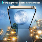 YWXTW Camera Lens Protector for iPhone 15 Pro/iPhone 15 Pro Max, HD Clear - Image 5