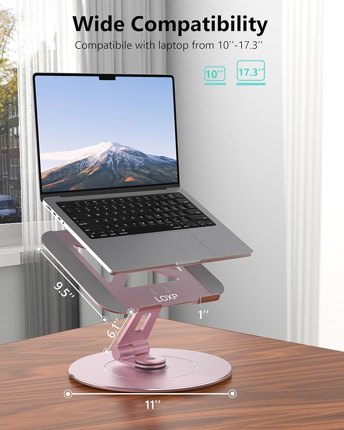 Ultra-Stable Swivel Laptop Stand - Image 5