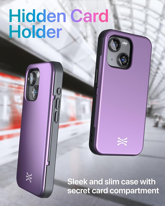 TORU CX Slim for iPhone 15 Case Wallet | Protective Shockproof Heavy Duty Cover - Image 4