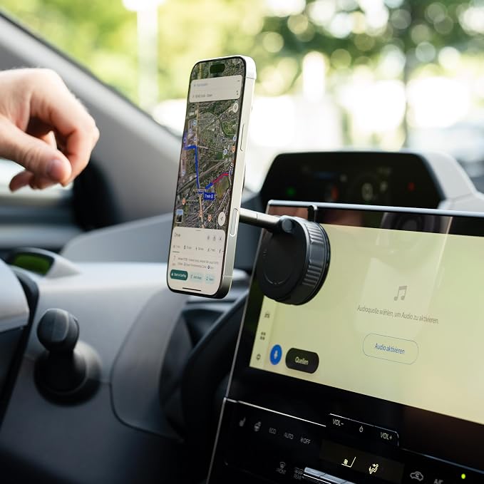 Vacuum Magnetic Phone Holder – 360-Degree Rotating Magnetic Suction Phone Mount - Image 6