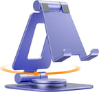 Nulaxy Rotatable Cell Phone Stand, Fully Adjustable Foldable Desktop Phone by Nulaxy