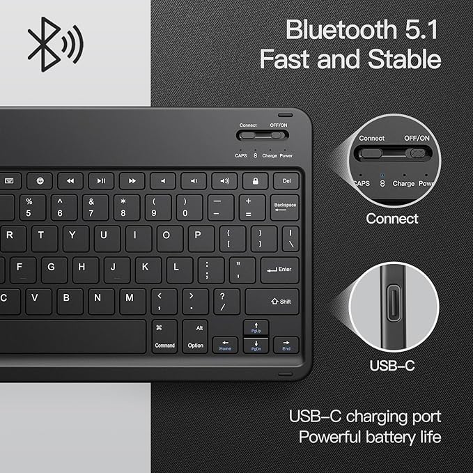 JETech Keyboard Case for iPad 10.2-Inch - Image 3