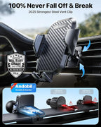 andobil Car Phone Holder, 2025 Military-Grade 85lbs Strongest Suction Phone - Image 9