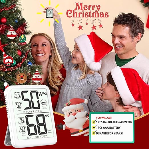 Antonki Room Thermometer, Digital Small Hygrometer Indoor Thermometer Humidity - Image 7