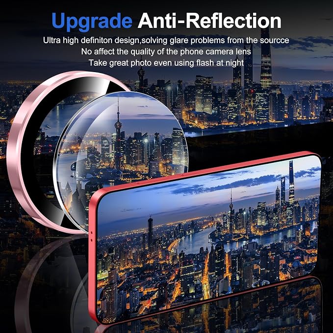 for Samsung Galaxy S25 Plus Camera Lens Protector, Individual Metal Ring - Image 4