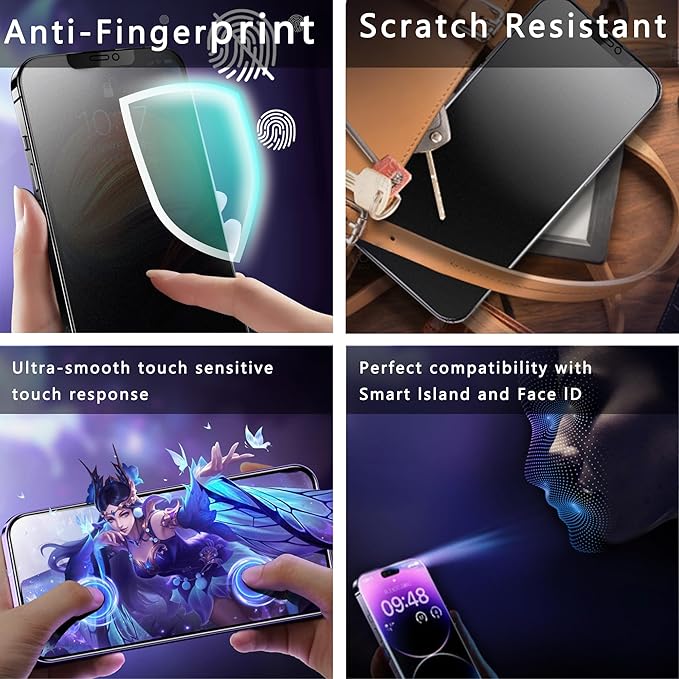 9H Tempered Glass, Anti-Glare, Full Coverage, Anti-Fingerprint, Auto Dust - Image 6