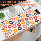 Mouse Pad Large Vintage Flowers Non-Slip Game Desk Mat - Image 6