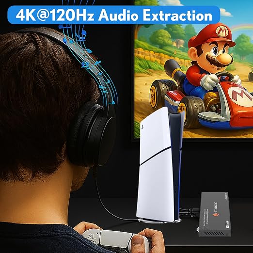 8K HDMI Switch 4 in 1 Out, 8K@60Hz 4K@120Hz 1080P@240Hz - Image 5