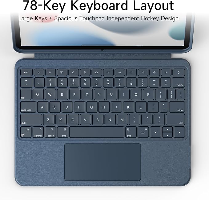 HOU Combo Keyboard Case for iPad 9th Generation/8th Gen/7th Gen/iPad Air 3/Pro - Image 9