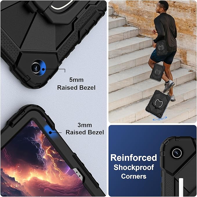 for Galaxy Tab A9 Plus Case 11 Inch, Rugged Case - Image 4
