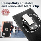 Turtleback Belt Clip for iPhone 16 Pro, 15 pro 14 Pro 13 Pro -Large- Fits - Image 4