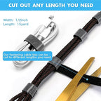 WILLBOND 1/2 Inch x 45ft Fastening Tape Cable Ties Reusable Fastening Nylon - Image 2