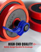 Narrow Barbell Clips 2.5cm Width - Image 6
