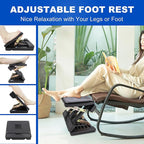 Adjustable Foot Rest and Footstool Under Desk, Ergonomic Leg Rest - Image 2