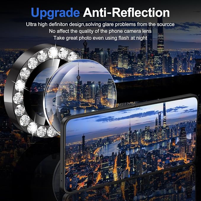 for Samsung Galaxy Z Flip 7 Camera Lens Protector, Individual Metal Ring - Image 4