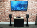 Rockville Pair SS28B Premium Black Wood Grain 28" Home Speaker Stands, 100lb - Image 5