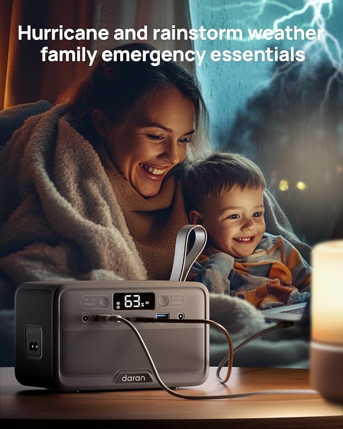 Portable Power Station 100W, 89.6Wh LiFePO4 Battery, 2.54lb Solar Generator - Image 9