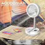 40000mAh Battery Operated Camping Fan - Image 2